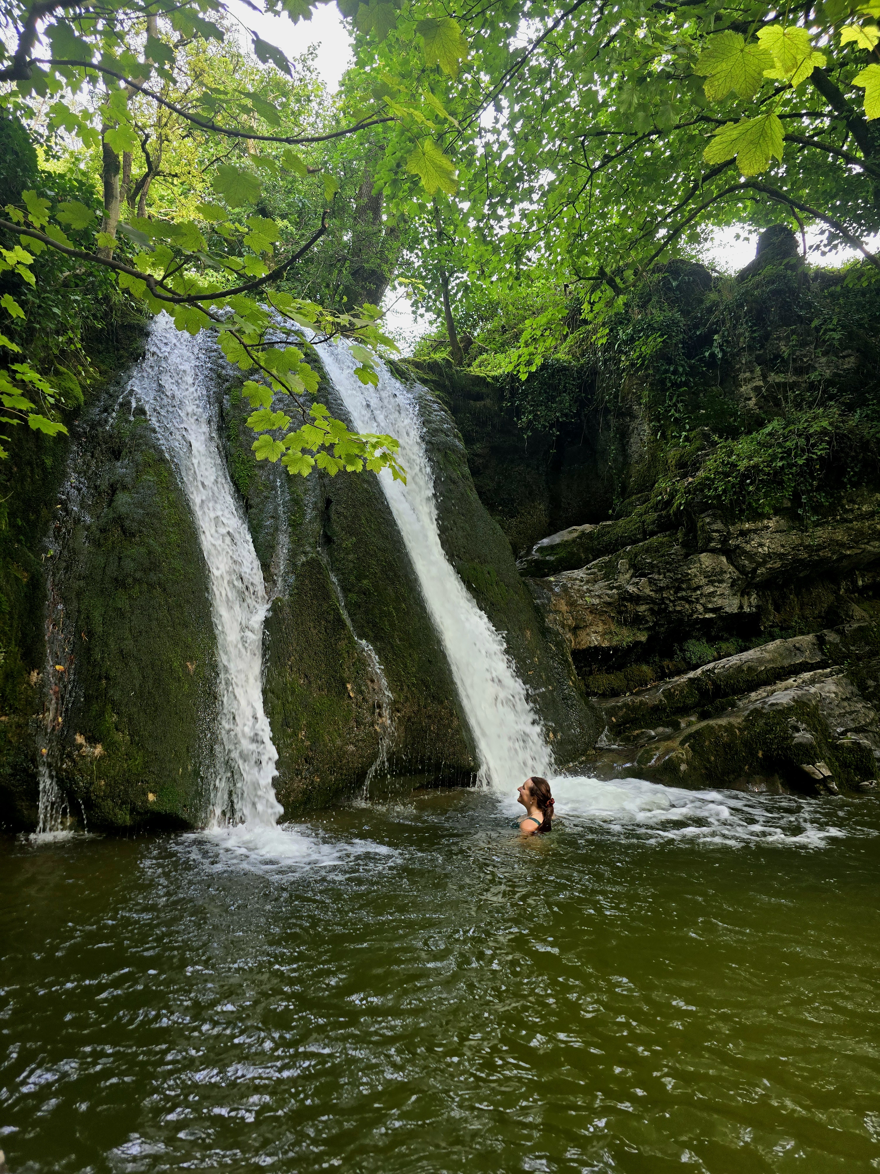 wild swimming in Janet's Foss