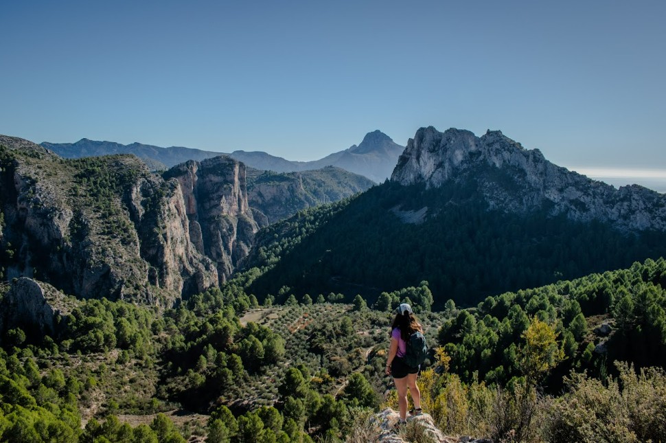 Hiking in the Costa Blanca mountains Tarbena